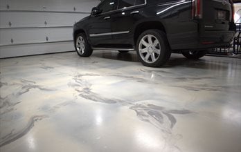 stained concrete floor 