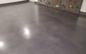 burnished concrete floor