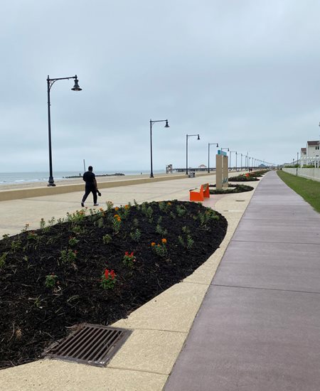 Buckroe Beach seawall