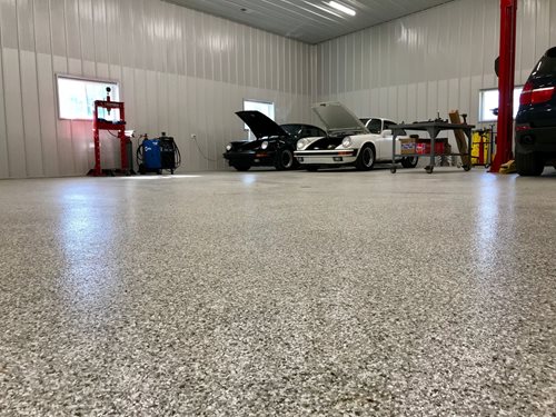 Hale Project 2 - Polyaspartic Chip (rocky Ridge)nashville Tn Son
Garage Floors
Sundek
