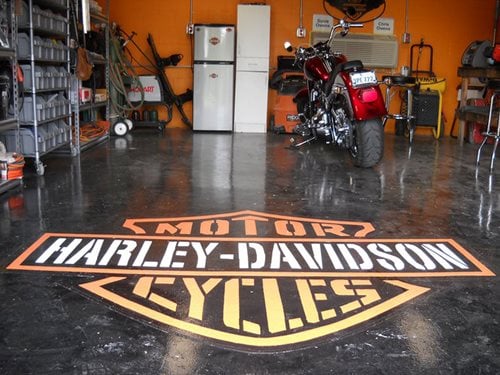 Harley Logo In Garage Floor San Antonio Tx
Garage Floors
Sundek
