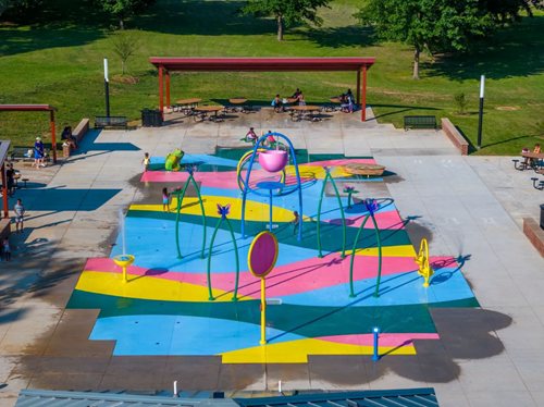 Ballou Park Splash Pad, Tuff Coat, Colorful
Site
SUNDEK of Washington
