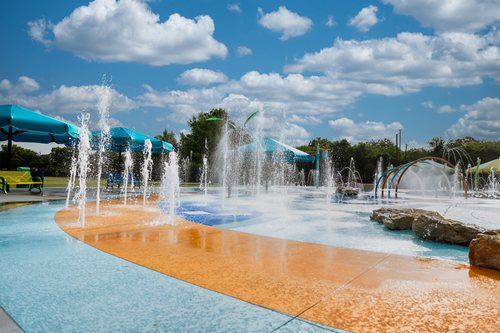 Lewsiville Old Town, Aquatic Center, Splash Pad
Site
Sundek
