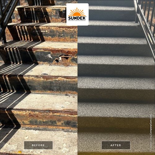 Sunplay, Cushioned Coating, Stair Repair
Site
SUNDEK of Washington
