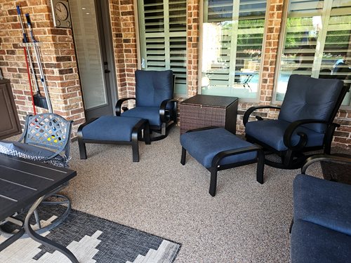 Soft Cushioned Coating, Patio Safety Coating, Covered Patio, Outdoor Seating Area
SunPlay
Sundek
