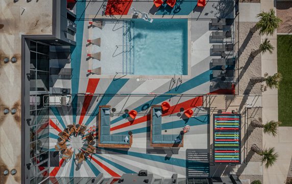 award winning pool deck