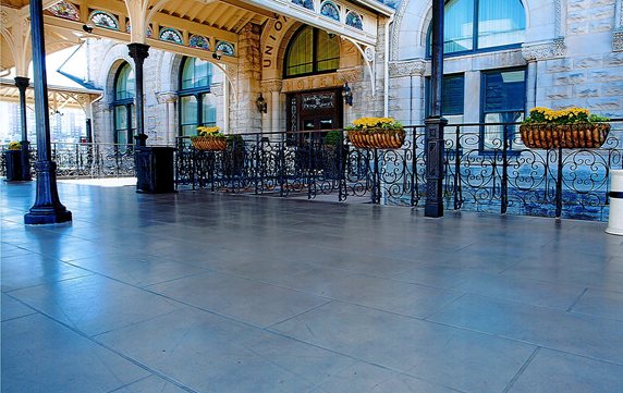 hotel entryway resurfacing