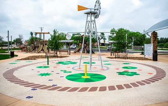 park splash pad texture coat