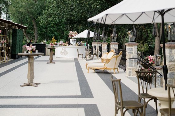 Ashcombe Mansion textured terrace