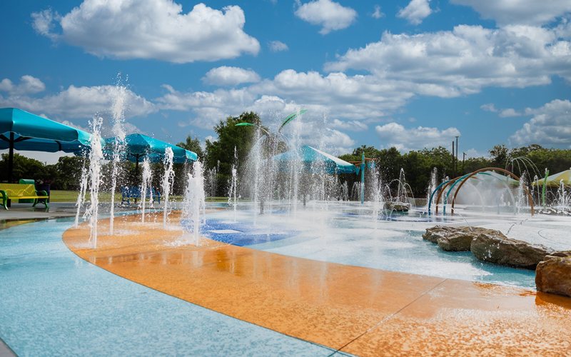 Colorful Splash Pad