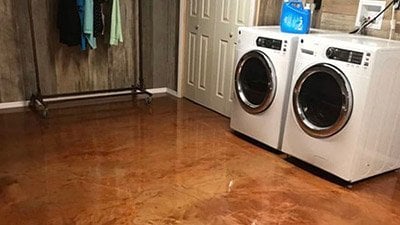 Epoxy Floor Laundry Room