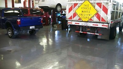 Industrial Autoshop Floor